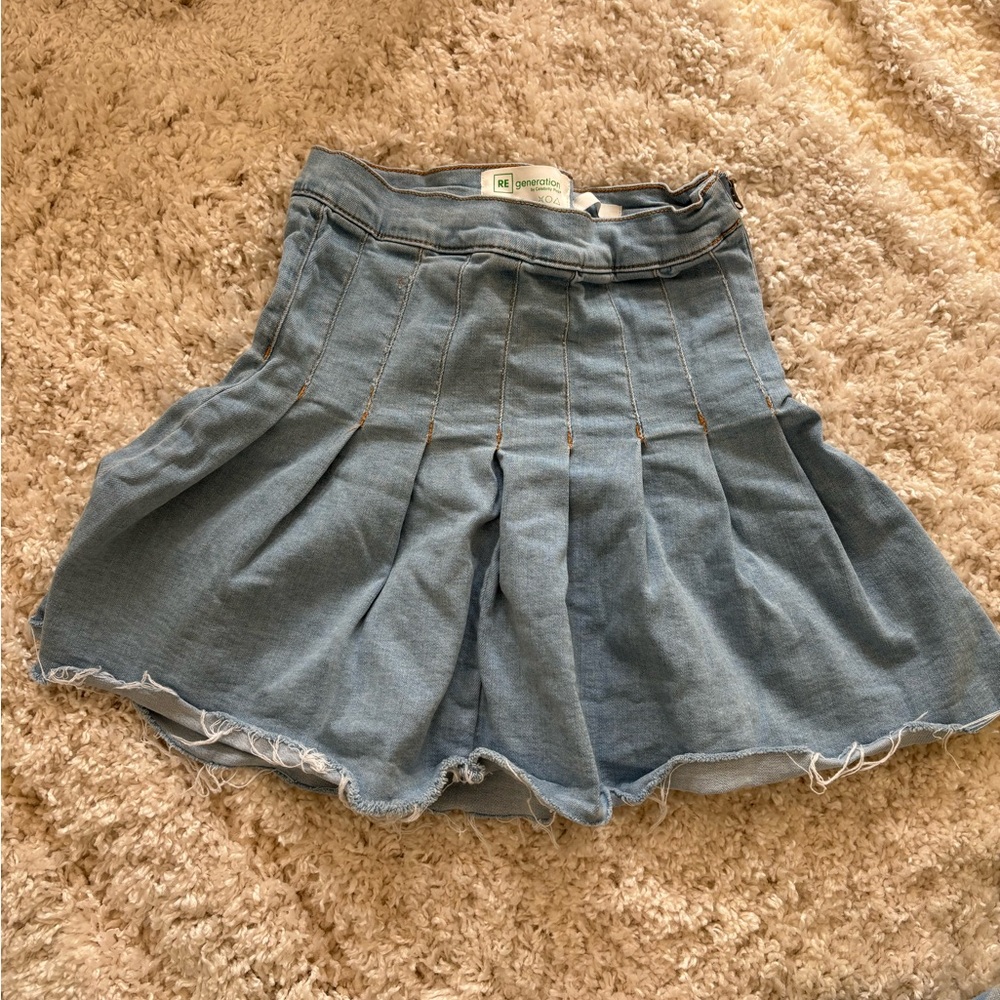 XS denim skirt